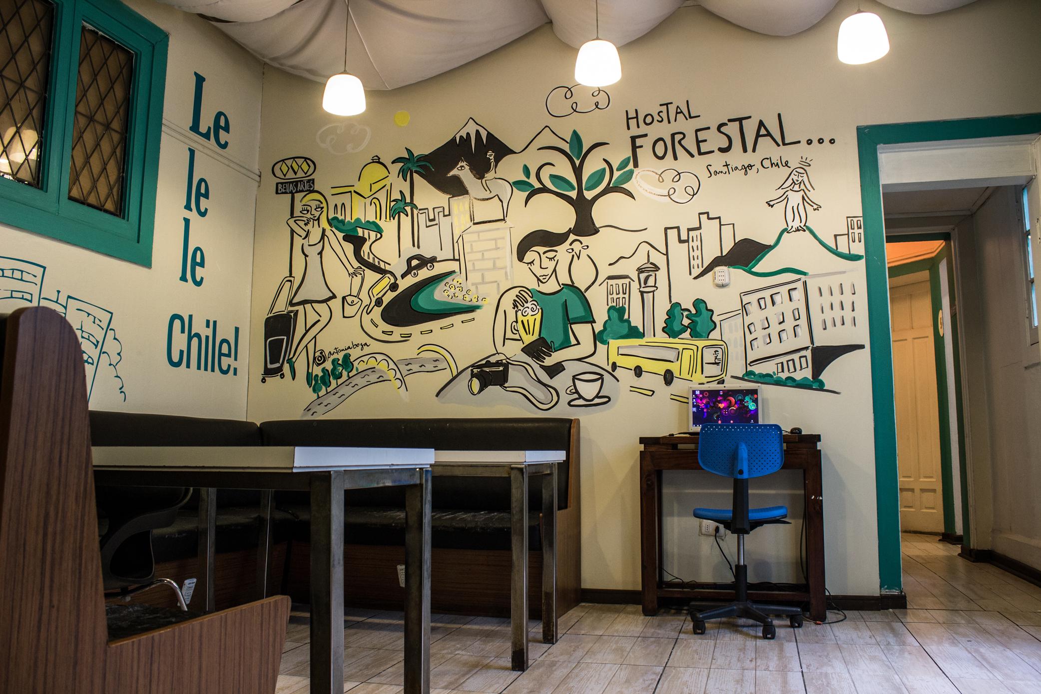 Hostal Forestal Santiago Exterior photo